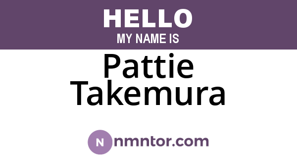 Pattie Takemura