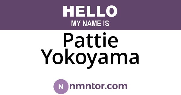Pattie Yokoyama