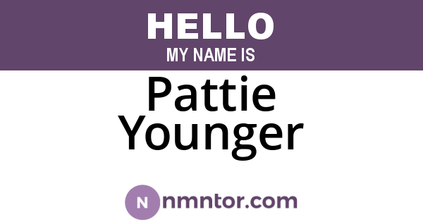 Pattie Younger