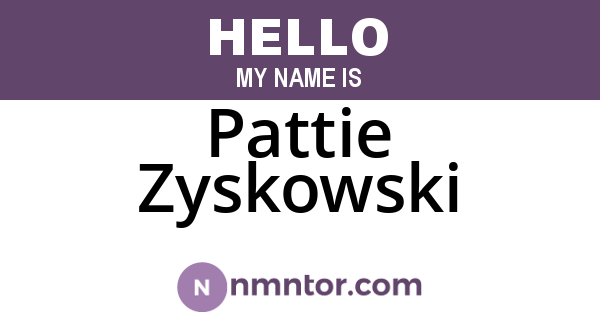 Pattie Zyskowski