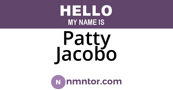 Patty Jacobo