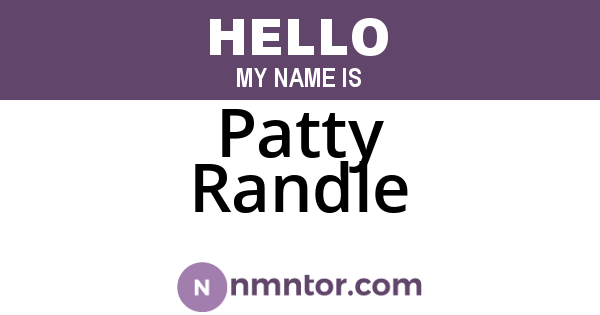 Patty Randle