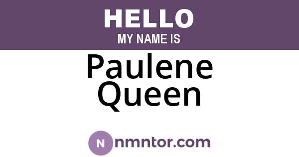 Paulene Queen