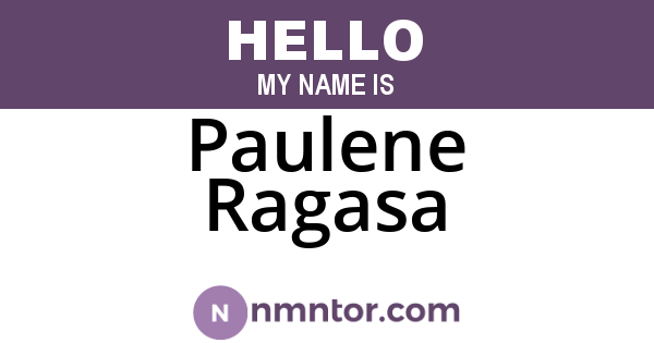 Paulene Ragasa