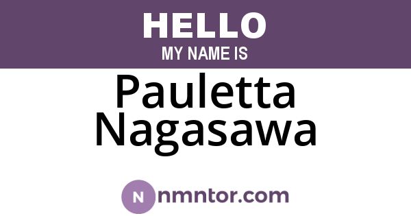Pauletta Nagasawa