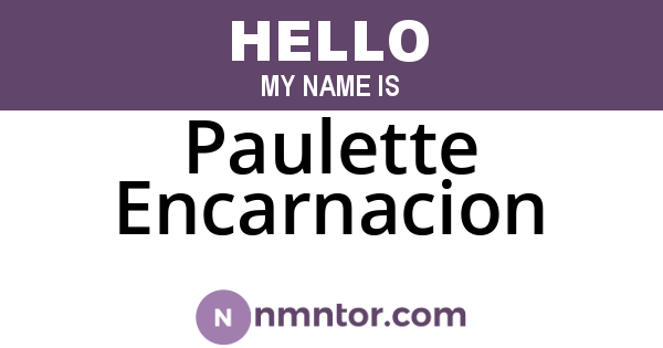 Paulette Encarnacion