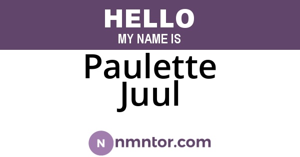 Paulette Juul