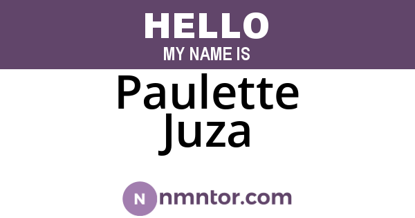 Paulette Juza