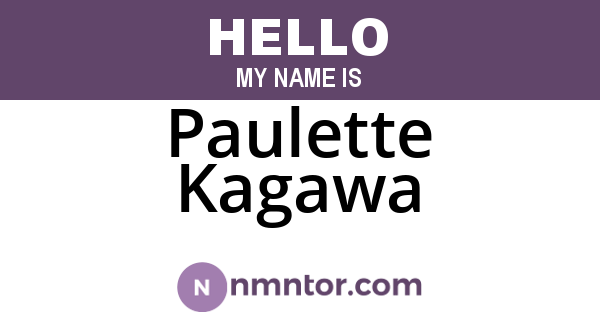 Paulette Kagawa