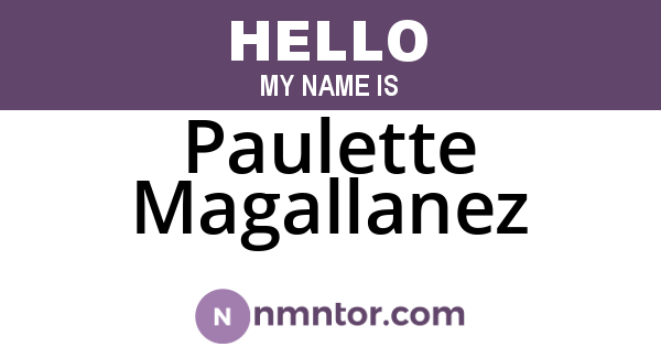 Paulette Magallanez