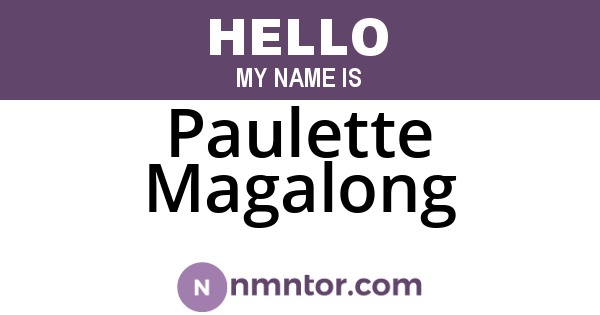 Paulette Magalong