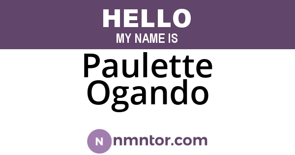 Paulette Ogando