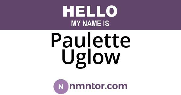 Paulette Uglow