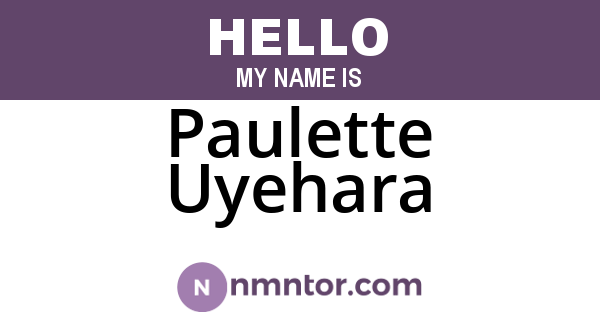 Paulette Uyehara