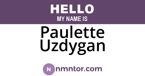 Paulette Uzdygan