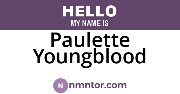 Paulette Youngblood