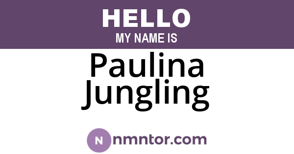 Paulina Jungling