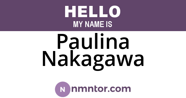 Paulina Nakagawa