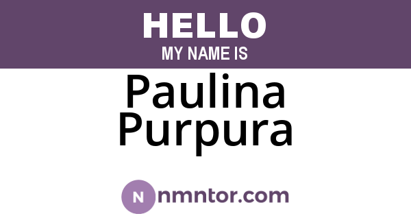 Paulina Purpura