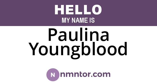 Paulina Youngblood