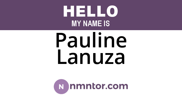 Pauline Lanuza
