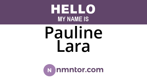 Pauline Lara