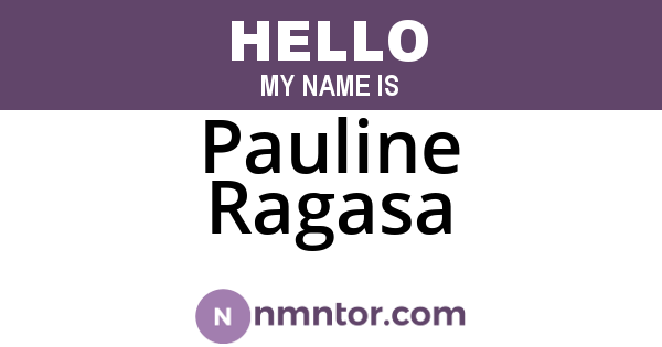 Pauline Ragasa