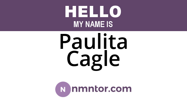 Paulita Cagle