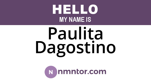 Paulita Dagostino