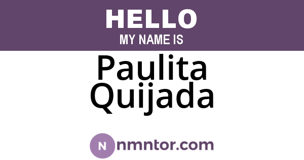 Paulita Quijada