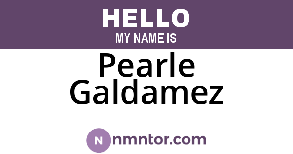Pearle Galdamez
