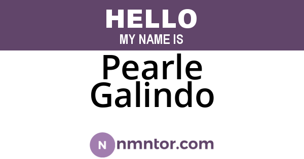 Pearle Galindo