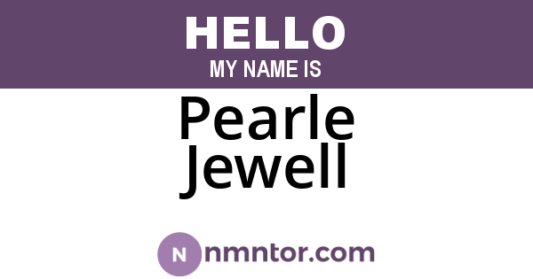 Pearle Jewell