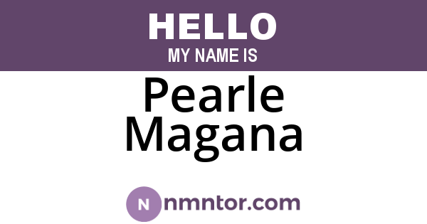 Pearle Magana