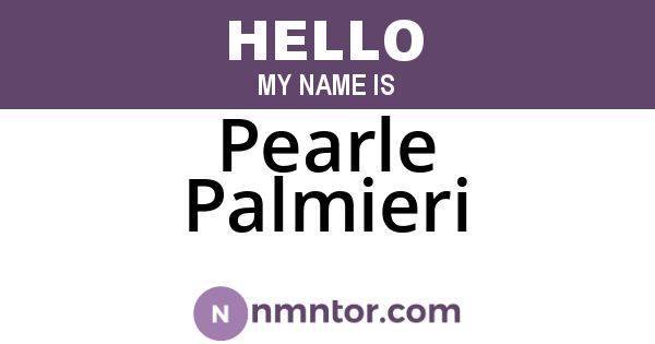Pearle Palmieri