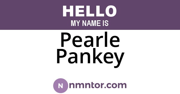 Pearle Pankey