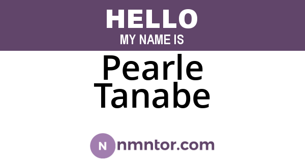Pearle Tanabe