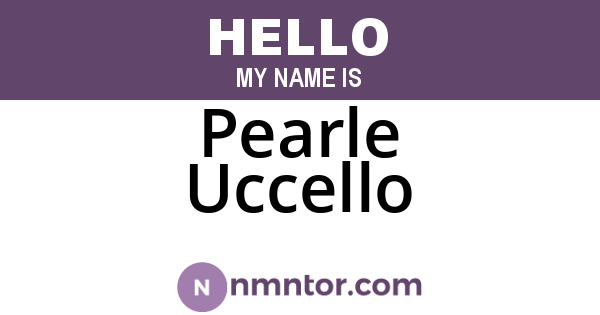 Pearle Uccello