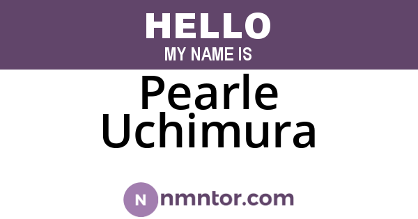 Pearle Uchimura