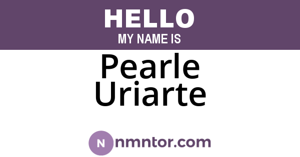 Pearle Uriarte