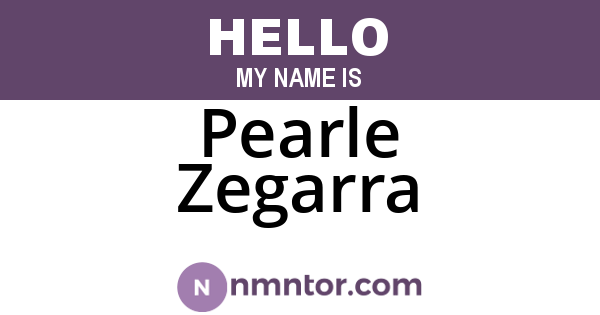 Pearle Zegarra