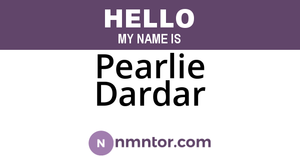 Pearlie Dardar