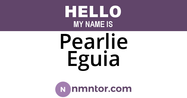 Pearlie Eguia