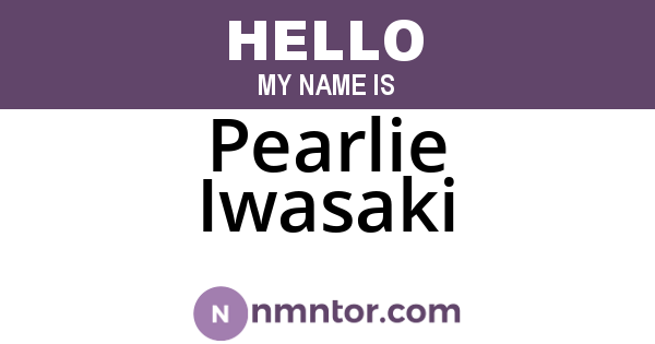 Pearlie Iwasaki
