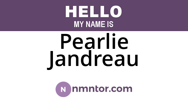 Pearlie Jandreau