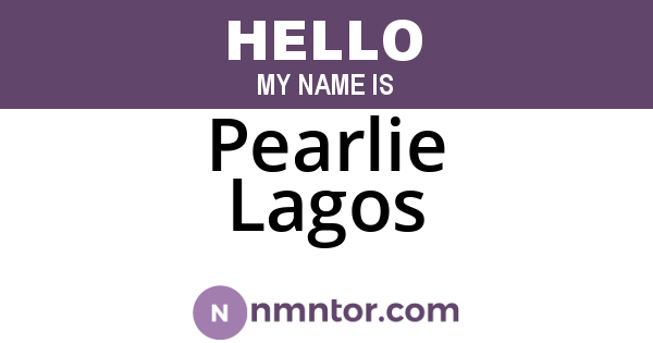 Pearlie Lagos