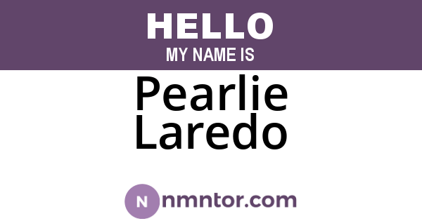 Pearlie Laredo