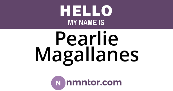 Pearlie Magallanes