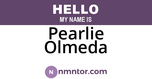 Pearlie Olmeda
