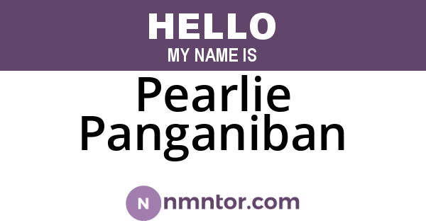 Pearlie Panganiban